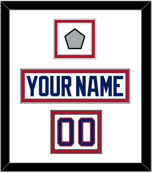 Montreal Nameplate, Number (Shoulder) & 1993 Stanley Cup Champions Patch - Home White (1984-1997) - Signature Tier 1