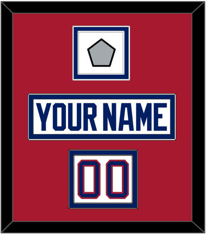 Montreal Nameplate, Number (Shoulder) & 1993 Stanley Cup Finals Patch - Home White (1984-1997) - Signature Tier 2
