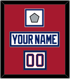 Montreal Nameplate, Number (Shoulder) & 1993 Stanley Cup Finals Patch - Home White (1984-1997) - Double Mat 2