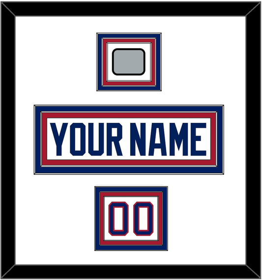 Montreal Nameplate, Number (Shoulder) & 1993 Stanley Cup Champions Patch - Home White (1984-1997) - Premier Tier 1