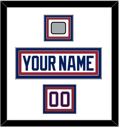 Montreal Nameplate, Number (Shoulder) & 1993 Stanley Cup Finals Patch - Home White (1984-1997) - Premier Tier 1