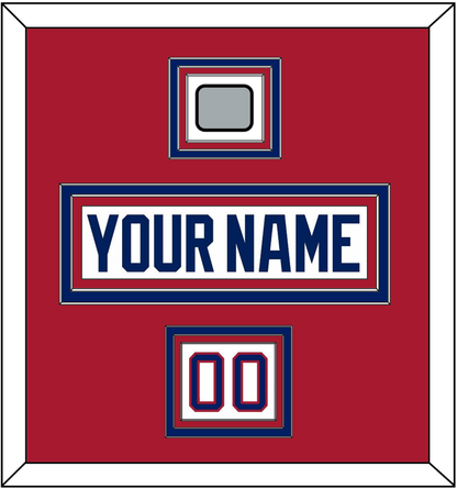 Montreal Nameplate, Number (Shoulder) & 1993 Stanley Cup Champions Patch - Home White (1984-1997) - Premier Tier 2