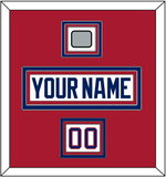 Montreal Nameplate, Number (Shoulder) & 1993 Stanley Cup Finals Patch - Home White (1984-1997) - Triple Mat 2