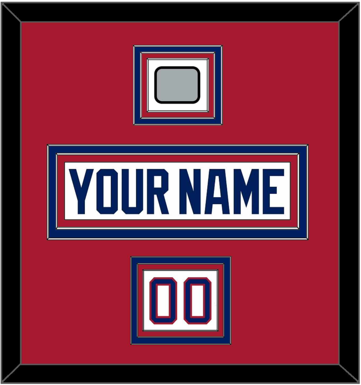 Montreal Nameplate, Number (Shoulder) & 1993 Stanley Cup Champions Patch - Home White (1984-1997) - Premier Tier 2