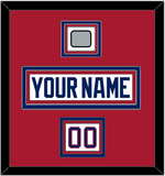 Montreal Nameplate, Number (Shoulder) & 1993 Stanley Cup Champions Patch - Home White (1984-1997) - Triple Mat 2