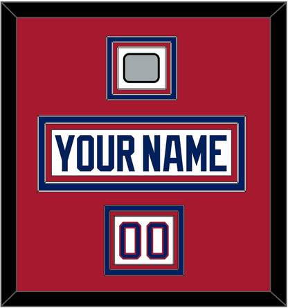 Montreal Nameplate, Number (Shoulder) & 1993 Stanley Cup Finals Patch - Home White (1984-1997) - Premier Tier 2