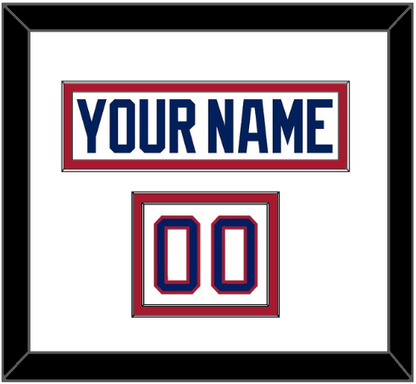 Montreal Nameplate & Number (Shoulder) - Home White (1984-1997) - Signature Tier 1