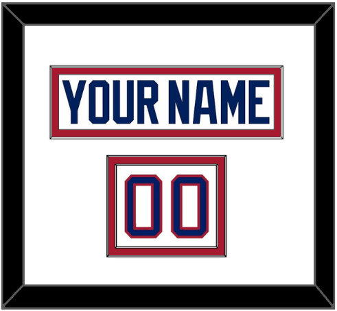 Montreal Nameplate & Number (Shoulder) - Home White (1984-1997) - Signature Tier 1