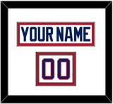 Montreal Nameplate & Number (Shoulder) - Home White (1984-1997) - Double Mat 1