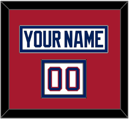 Montreal Nameplate & Number (Shoulder) - Home White (1984-1997) - Signature Tier 2