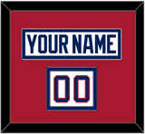 Montreal Nameplate & Number (Shoulder) - Home White (1984-1997) - Double Mat 2