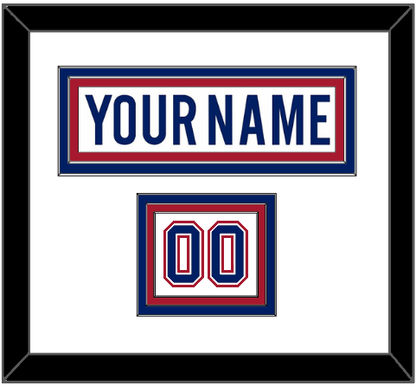 Montreal Nameplate & Number (Shoulder) - Home/Road White (1997-2007) - Premier Tier 1