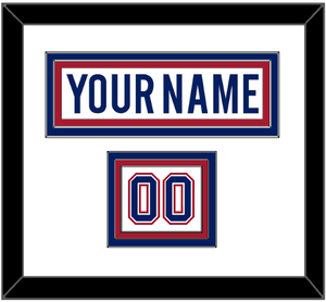 Montreal Nameplate & Number (Shoulder) - Road White - Triple Mat 1