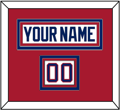 Montreal Nameplate & Number (Shoulder) - Home White (1984-1997) - Premier Tier 2