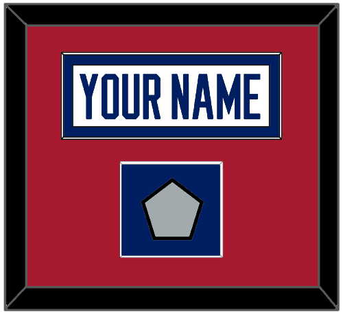 Montreal Nameplate & Stanley Cup Finals Patch - Home White (1984-1997) - Essential Tier 2