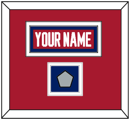 Montreal Nameplate & Stanley Cup Champions Patch - Road Red (1984-1997) - Signature Tier 2