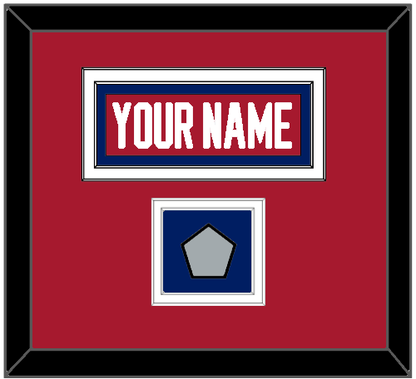 Montreal Nameplate & Stanley Cup Champions Patch - Road Red (1984-1997) - Signature Tier 2