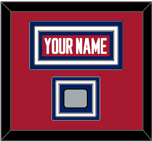 Montreal Nameplate & Stanley Cup Champions Patch - Road Red (1984-1997) - Premier Tier 1
