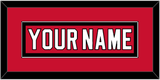 New Jersey Nameplate - Road Red (1992-2007) - Single Mat 2