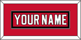 New Jersey Nameplate - Home Red - Single Mat 2