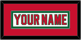 New Jersey Nameplate - Heritage White - Single Mat 2