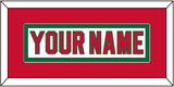 New Jersey Nameplate - Heritage White - Single Mat 2