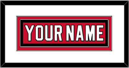 New Jersey Nameplate - Road Red (1992-2007) - Signature Tier 1
