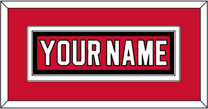 New Jersey Nameplate - Home Red - Signature Tier 2