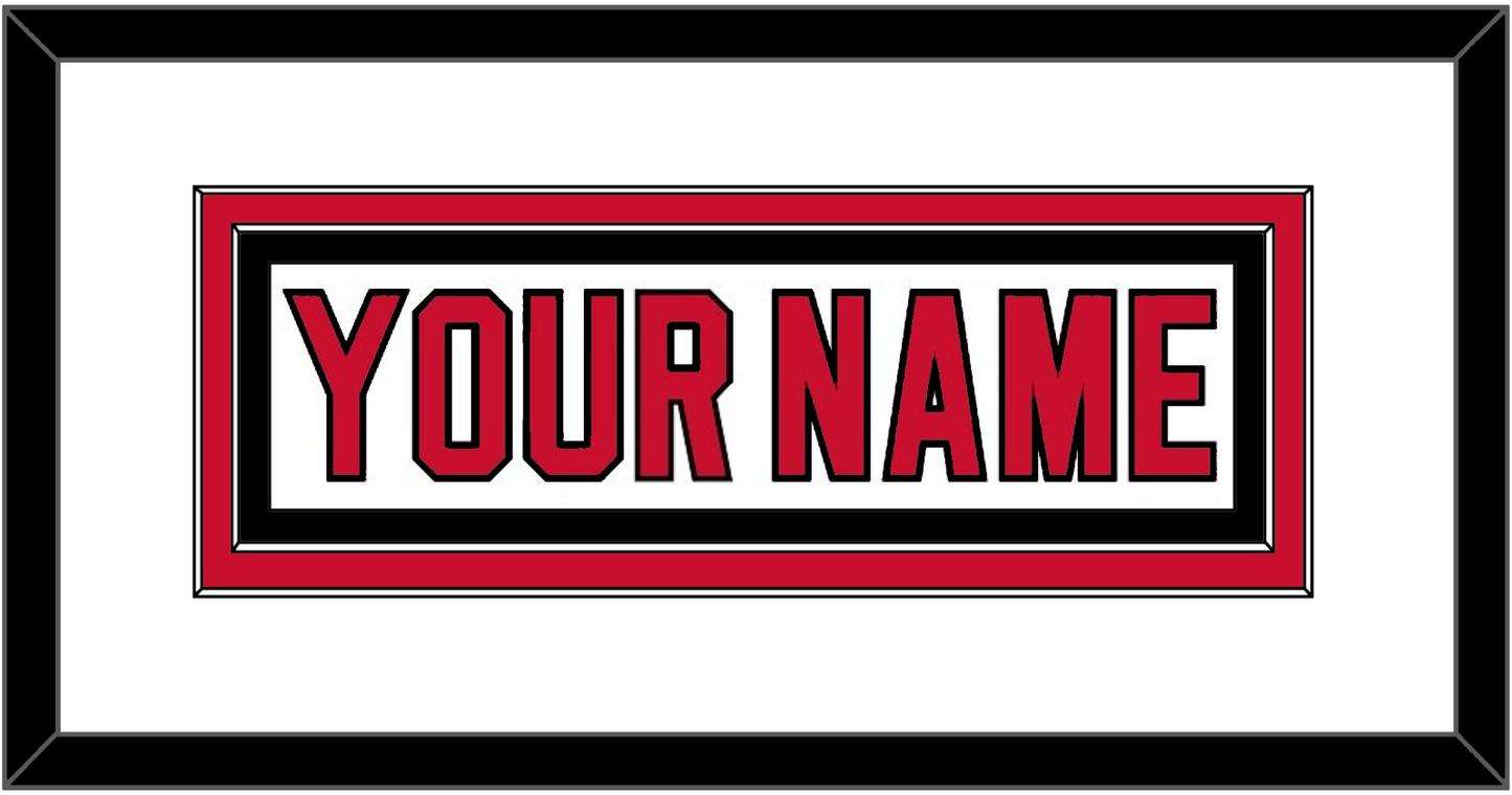 New Jersey Nameplate - Road White (2007-2017) - Signature Tier 1