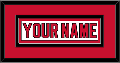 New Jersey Nameplate - Home White (1992-2007) - Signature Tier 2
