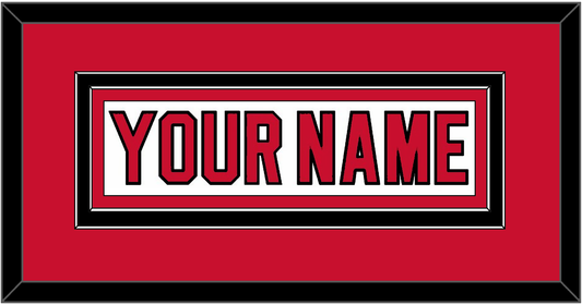 New Jersey Nameplate - Home White (1992-2007) - Signature Tier 2