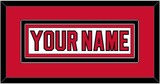 New Jersey Nameplate - Home White (1992-2007) - Double Mat 2