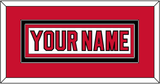 New Jersey Nameplate - Home White (1992-2007) - Double Mat 2