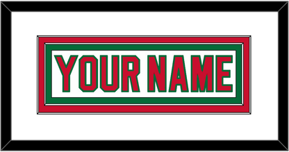 New Jersey Nameplate - Home White (1982-1992) - Signature Tier 1