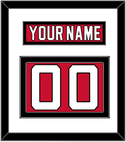 New Jersey Nameplate & Full-Size Number - Split