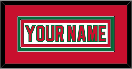 New Jersey Nameplate - Home White (1982-1992) - Signature Tier 2