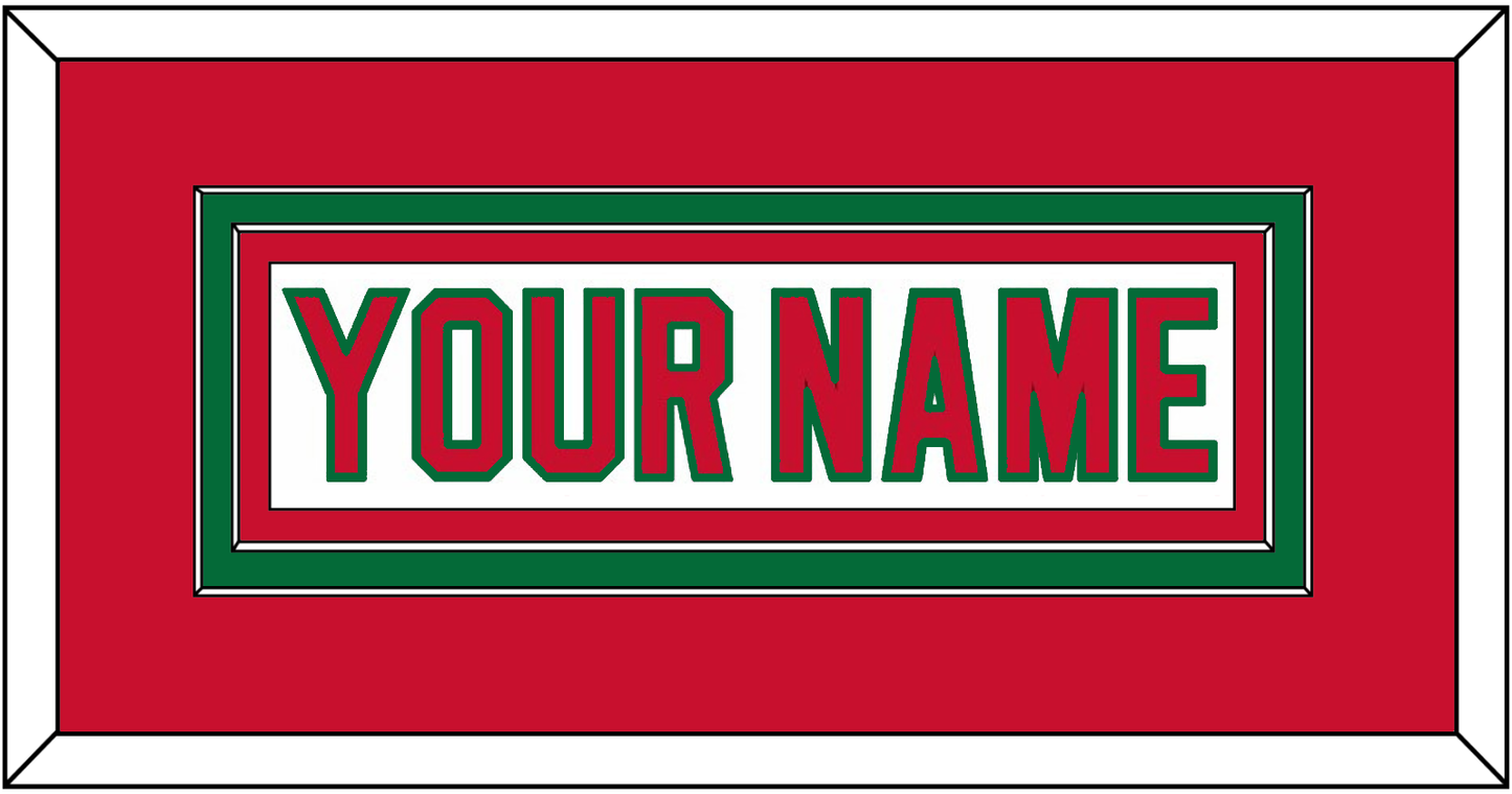 New Jersey Nameplate - Heritage White - Signature Tier 2