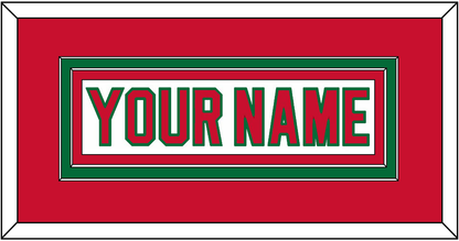 New Jersey Nameplate - Heritage White - Signature Tier 2