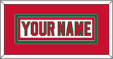 New Jersey Nameplate - Heritage White - Double Mat 2