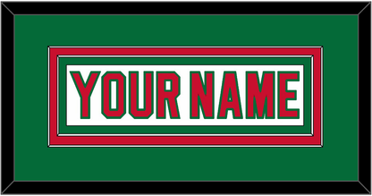 New Jersey Nameplate - Home White (1982-1992) - Signature Tier 3