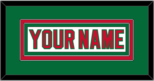 New Jersey Nameplate - Heritage White - Signature Tier 3