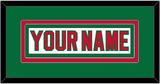 New Jersey Nameplate - Heritage White - Double Mat 3