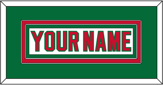 New Jersey Nameplate - Heritage White - Signature Tier 3