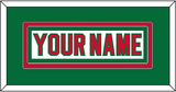 New Jersey Nameplate - Heritage White - Double Mat 3