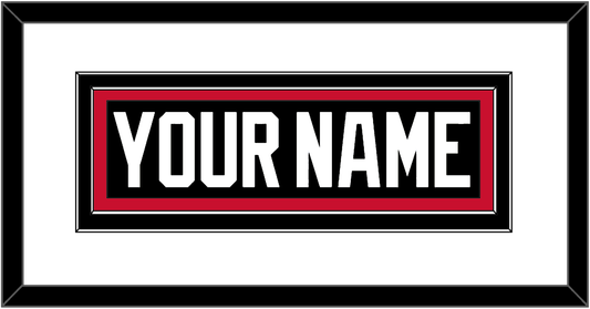New Jersey Nameplate - Alternate Black - Signature Tier 1