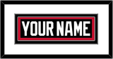 New Jersey Nameplate - Alternate Black - Double Mat 1