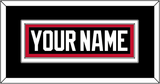 New Jersey Nameplate - Alternate Black - Double Mat 2