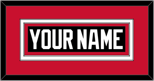 New Jersey Nameplate - Alternate Black - Signature Tier 3