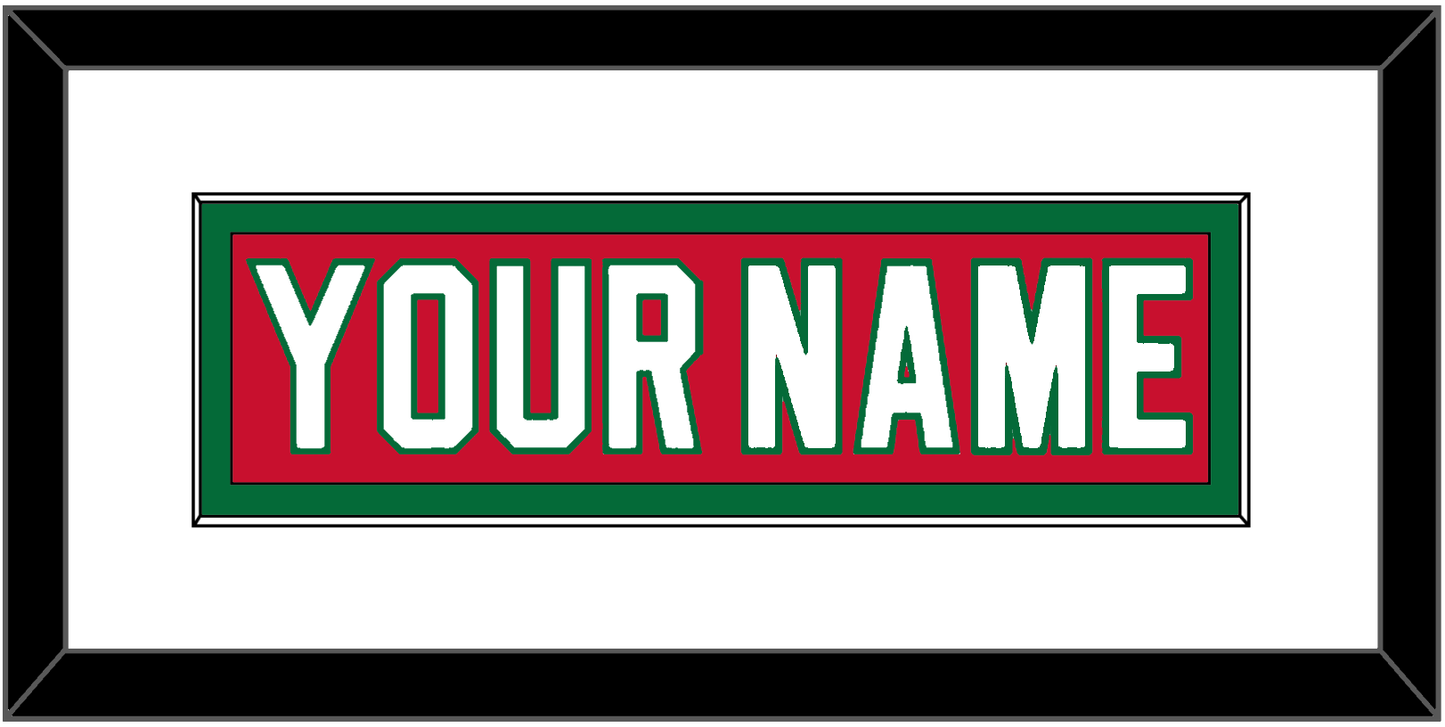 New Jersey Nameplate - Heritage Red (2010-2017) - Essential Tier 1