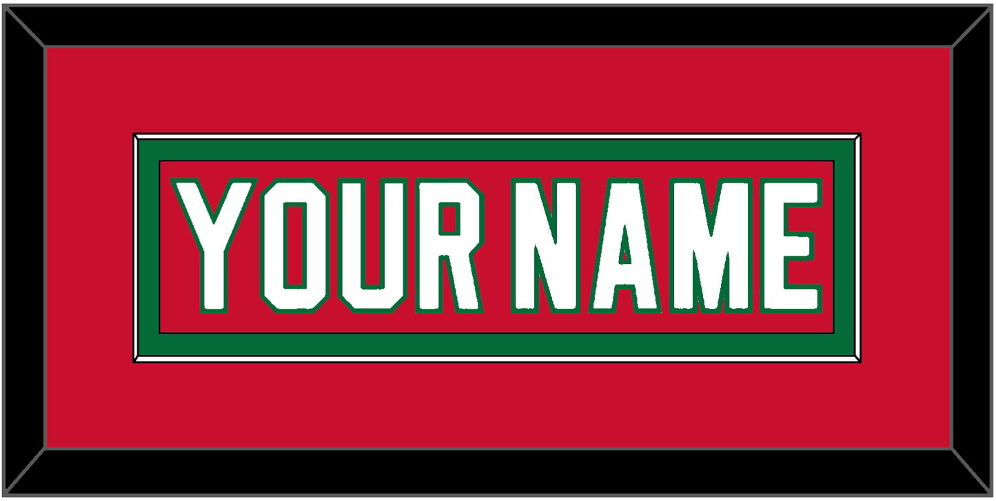New Jersey Nameplate - Heritage Red (2010-2017) - Essential Tier 2